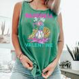Baseball Is My Valentine Ice Cream Drip Crossed Bats Sport Comfort Colors Tank Top Violet