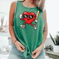 Baseball Valentines Day Heart Boys Sports Love Comfort Colors Tank Top Violet Baseball Valentines Day Heart Boys Sports Love Comfort Colors Tank Top Violet