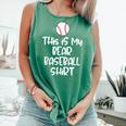 Bear Baseball Shirt For Players Fans And Moms Comfort Colors Tank Top Violet Bear Baseball Shirt For Players Fans And Moms Comfort Colors Tank Top Violet