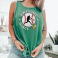 Birthday Baseball Lover 40 Years Old Awesome Since 1986 Premium Tri-Blend Comfort Colors Tank Top Violet