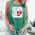 Bleached Custom Baseball Mom Number 90 Heart For Mom Comfort Colors Tank Top Violet Bleached Custom Baseball Mom Number 90 Heart For Mom Comfort Colors Tank Top Violet