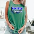 Blue Panther Baseball Home Plate Game Day Mascot Panther Comfort Colors Tank Top Violet Blue Panther Baseball Home Plate Game Day Mascot Panther Comfort Colors Tank Top Violet