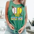 Bonus Mom Of Both Half Baseball Softball Ice Cream Drip Comfort Colors Tank Top Violet Bonus Mom Of Both Half Baseball Softball Ice Cream Drip Comfort Colors Tank Top Violet