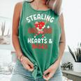 Boys Baseball Valentines Day Stealing Hearts Valentine Kids Comfort Colors Tank Top Violet Boys Baseball Valentines Day Stealing Hearts Valentine Kids Comfort Colors Tank Top Violet