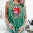 Boys Valentine Day Baseball Helmet Drip Ice-Cream Youth Kids Comfort Colors Tank Top Violet