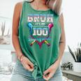 Bruh It's My 100 Days Of School Baseball Ice Cream Drip Boys Comfort Colors Tank Top Violet Bruh It's My 100 Days Of School Baseball Ice Cream Drip Boys Comfort Colors Tank Top Violet