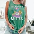 Calm Your Mitts Baseball Ice Cream Drip Crossed Bats Sport Comfort Colors Tank Top Violet Calm Your Mitts Baseball Ice Cream Drip Crossed Bats Sport Comfort Colors Tank Top Violet