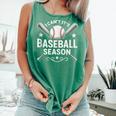 I Can't It's Baseball Season Comfort Colors Tank Top Violet I Can't It's Baseball Season Comfort Colors Tank Top Violet