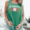 Catcher Mom Baseball Mom Leopard Game Day Comfort Colors Tank Top Violet Catcher Mom Baseball Mom Leopard Game Day Comfort Colors Tank Top Violet