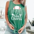 Cheer Baseball Mom Baseball And Cheer Mother Comfort Colors Tank Top Violet
