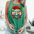 Christmas Baseball Ice Cream Drip Santa Baseball Player Kids Comfort Colors Tank Top Violet Christmas Baseball Ice Cream Drip Santa Baseball Player Kids Comfort Colors Tank Top Violet