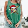 Christmas Baseball Pajama Santa For Men Boys Girls Kids Xmas Comfort Colors Tank Top Violet Christmas Baseball Pajama Santa For Men Boys Girls Kids Xmas Comfort Colors Tank Top Violet