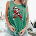 Christmas Baseball Player Santa Xmas Boys Men Toddler Comfort Colors Tank Top Violet