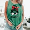 Classy Nana Life Soccer Messy Bun Baseball Mother's Day Comfort Colors Tank Top Violet Classy Nana Life Soccer Messy Bun Baseball Mother's Day Comfort Colors Tank Top Violet