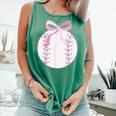Coquette Baseball Mom Pink Bow Baseball Mama Comfort Colors Tank Top Violet Coquette Baseball Mom Pink Bow Baseball Mama Comfort Colors Tank Top Violet