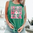 Coquette Bow In My Baseball Mom Era Baseball Mama Mother Day Comfort Colors Tank Top Violet