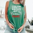 Crazy Proud Always Loud Baseball Mom Comfort Colors Tank Top Violet Crazy Proud Always Loud Baseball Mom Comfort Colors Tank Top Violet