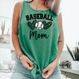 Custom Baseball Mom Number 57 Heart For Mom Comfort Colors Tank Top Violet