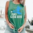 Da Pope Leo XIV Baseball Comfort Colors Tank Top Violet