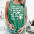 I Didn't Plan On Becoming a Baseball Mom Mother's Day Comfort Colors Tank Top Violet