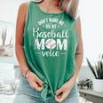 Don't Make Me Use My Baseball Mom Voice Comfort Colors Tank Top Violet