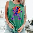 Drip Skeleton Batting Baseball Halloween Comfort Colors Tank Top Violet Drip Skeleton Batting Baseball Halloween Comfort Colors Tank Top Violet