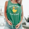 Duck And Baseball Bat Mess With The Quack You Get Whack Comfort Colors Tank Top Violet Duck And Baseball Bat Mess With The Quack You Get Whack Comfort Colors Tank Top Violet