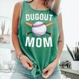 Dugout Mom Baseball Mommy Baseball Mother's Day Comfort Colors Tank Top Violet