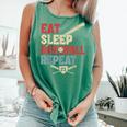 Eat Sleep Baseball Repeat Bat Ball Player Fan Comfort Colors Tank Top Violet Eat Sleep Baseball Repeat Bat Ball Player Fan Comfort Colors Tank Top Violet