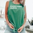 Everything Hurts Baseball Blue Comfort Colors Tank Top Violet Everything Hurts Baseball Blue Comfort Colors Tank Top Violet