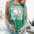 My Favorite Baseball Player Calls Me Pop Pop Comfort Colors Tank Top Violet My Favorite Baseball Player Calls Me Pop Pop Comfort Colors Tank Top Violet