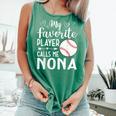 My Favorite Player Calls Me Nona Baseball Player Comfort Colors Tank Top Violet My Favorite Player Calls Me Nona Baseball Player Comfort Colors Tank Top Violet