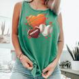 Football Basketball Baseball Heart Valentine Boys Men Kid Comfort Colors Tank Top Violet Football Basketball Baseball Heart Valentine Boys Men Kid Comfort Colors Tank Top Violet