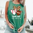 Game Day Vibes Football Baseball Mom Heart Comfort Colors Tank Top Violet Game Day Vibes Football Baseball Mom Heart Comfort Colors Tank Top Violet