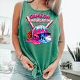 Game Kindergarten Baseball Ice Cream Drip On Back To School Comfort Colors Tank Top Violet