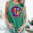 Gen Alpha Slang Ice Cream Drip Six Seven 67 Baseball Catcher Comfort Colors Tank Top Violet Gen Alpha Slang Ice Cream Drip Six Seven 67 Baseball Catcher Comfort Colors Tank Top Violet