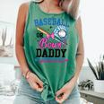 Gender Reveal Baseball Or Bows Daddy Loves You Comfort Colors Tank Top Violet
