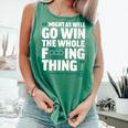 Might As Well Go Win The Whole Thing Baseball Apparel Comfort Colors Tank Top Violet Might As Well Go Win The Whole Thing Baseball Apparel Comfort Colors Tank Top Violet