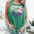 Godfather Rookie Of Year 1st Birthday Baseball Theme Comfort Colors Tank Top Violet