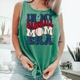 Groovy In My Baseball Mom Era Baseball Mama Mother's Day Comfort Colors Tank Top Violet