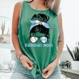 Guatemala Baseball Mom Messy Bun Comfort Colors Tank Top Violet