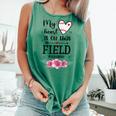 My Heart Is On That Field Ball Nana Baseball Mom Comfort Colors Tank Top Violet My Heart Is On That Field Ball Nana Baseball Mom Comfort Colors Tank Top Violet