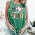 My Heart Is On That Field Mother's Day Baseball Mom Women Comfort Colors Tank Top Violet