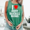 I Heart Love Hot Baseball Moms MILF Cougar Older Woman Comfort Colors Tank Top Violet
