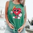 Heart Play Baseball Valentine's Day Teens Boys Girls Kids Comfort Colors Tank Top Violet Heart Play Baseball Valentine's Day Teens Boys Girls Kids Comfort Colors Tank Top Violet