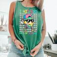 I Hit 100 Days Of School Baseball Drip 100th Day Of School Comfort Colors Tank Top Violet I Hit 100 Days Of School Baseball Drip 100th Day Of School Comfort Colors Tank Top Violet