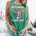 Hit Hard Run Fast Turn Left Baseball Cream Drip Crossed Bats Comfort Colors Tank Top Violet Hit Hard Run Fast Turn Left Baseball Cream Drip Crossed Bats Comfort Colors Tank Top Violet