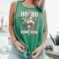 Ho Ho Home Run Baseball Christmas Holiday Sports Santa Comfort Colors Tank Top Violet Ho Ho Home Run Baseball Christmas Holiday Sports Santa Comfort Colors Tank Top Violet