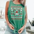 Ho Ho Homerun Baseball Ugly Christmas Sweater Party Hitter Comfort Colors Tank Top Violet Ho Ho Homerun Baseball Ugly Christmas Sweater Party Hitter Comfort Colors Tank Top Violet