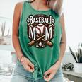 Home Run Baseball Mom Comfort Colors Tank Top Violet
